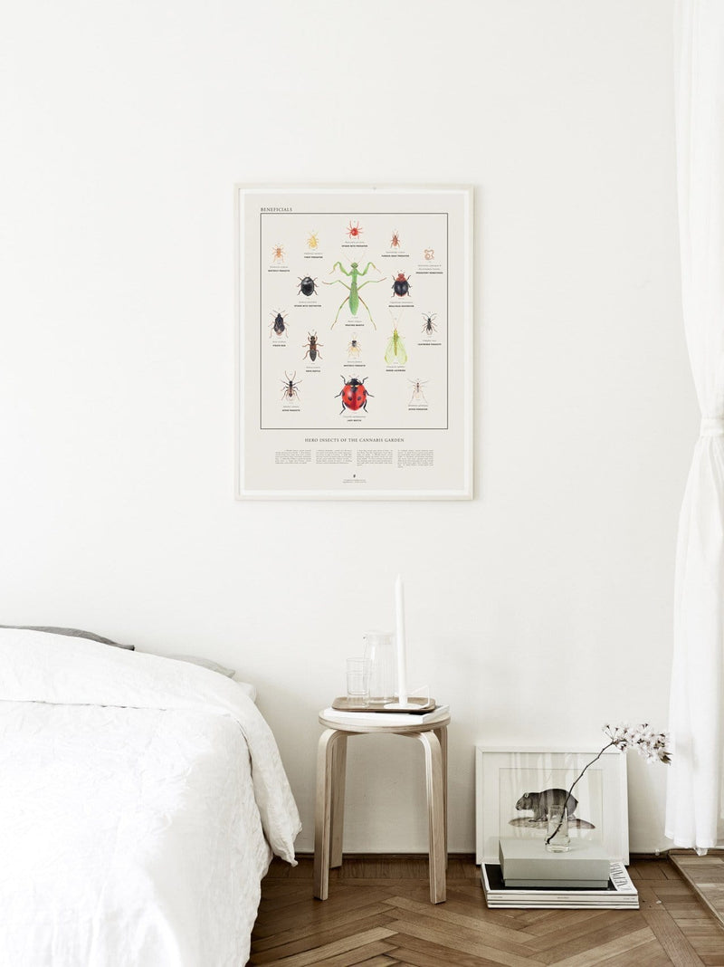 GoldLeaf Beneficial Insects Print Best Sales Price - Art Prints