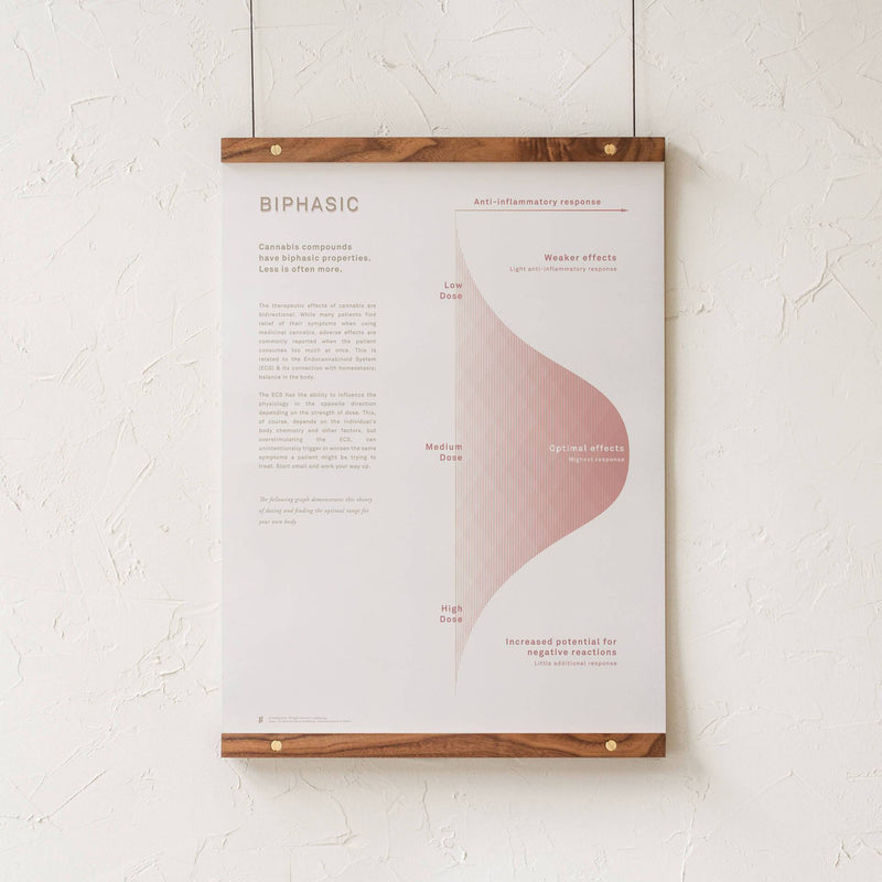 GoldLeaf Biphasic Dosing Infographic Print Best Sales Price - Art Prints