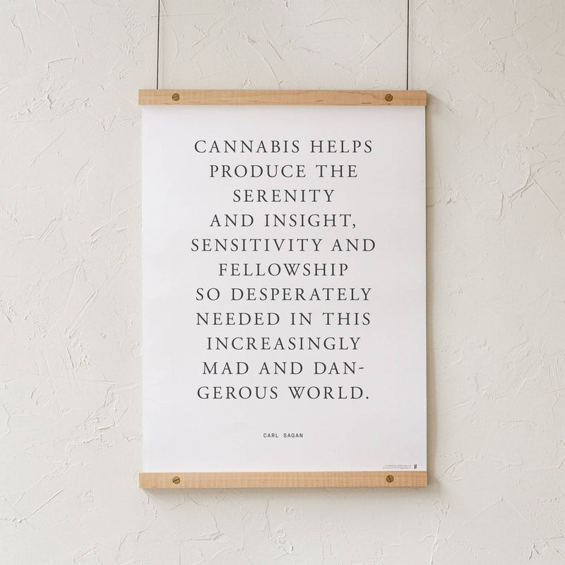 GoldLeaf Carl Sagan Quote Art Print Best Sales Price - Art Prints