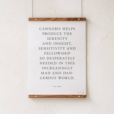 GoldLeaf Carl Sagan Quote Art Print Best Sales Price - Art Prints