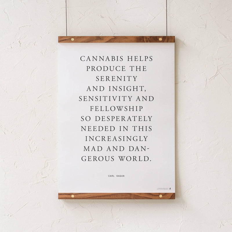 GoldLeaf Carl Sagan Quote Art Print Best Sales Price - Art Prints