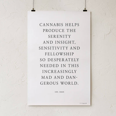 GoldLeaf Carl Sagan Quote Art Print Best Sales Price - Art Prints