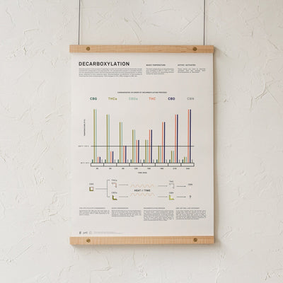GoldLeaf Decarboxylation Infographic Print Best Sales Price - Art Prints