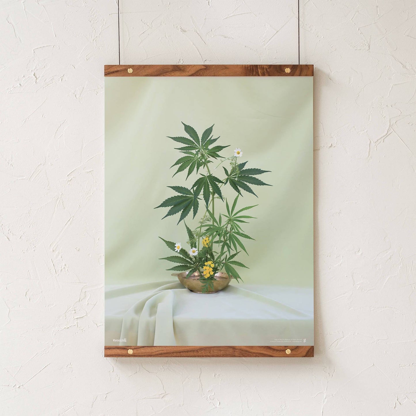 GoldLeaf Green Ikebana Art Print Best Sales Price - Art Prints