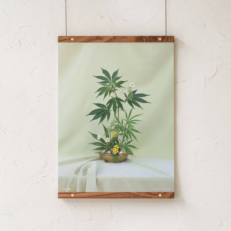 GoldLeaf Green Ikebana Art Print Best Sales Price - Art Prints