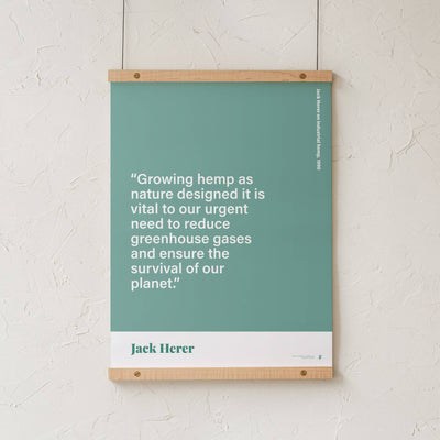 GoldLeaf Jack Herer Quote Print Best Sales Price - Art Prints