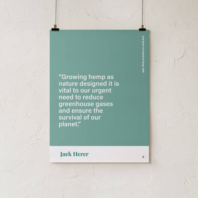 GoldLeaf Jack Herer Quote Print Best Sales Price - Art Prints