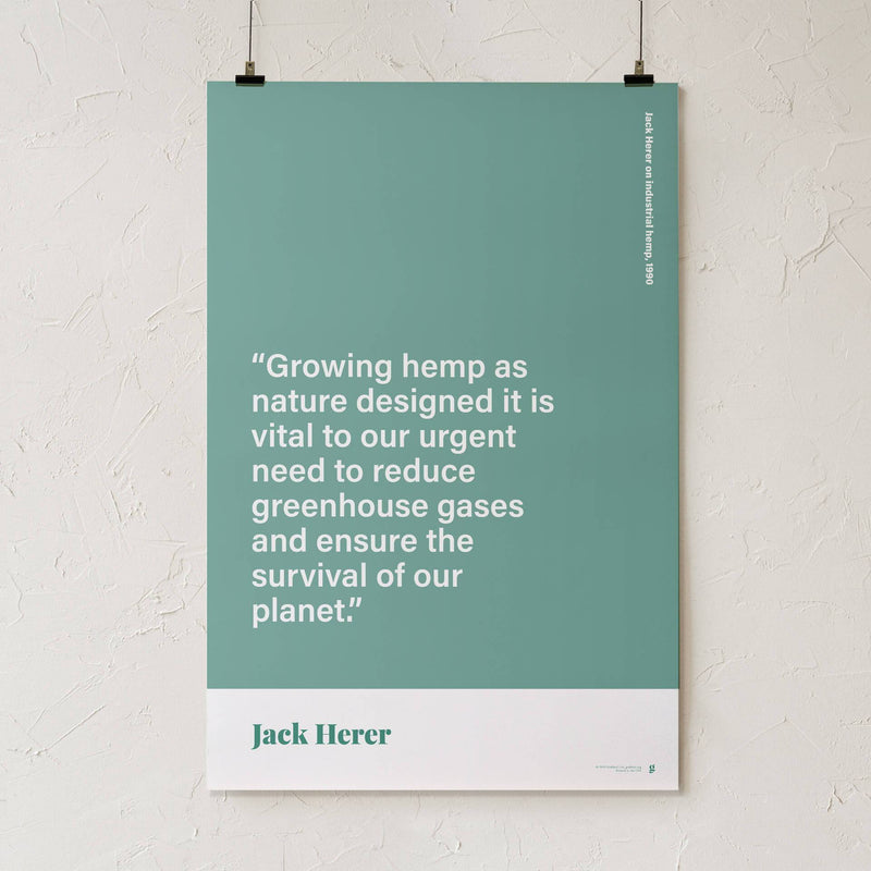 GoldLeaf Jack Herer Quote Print Best Sales Price - Art Prints