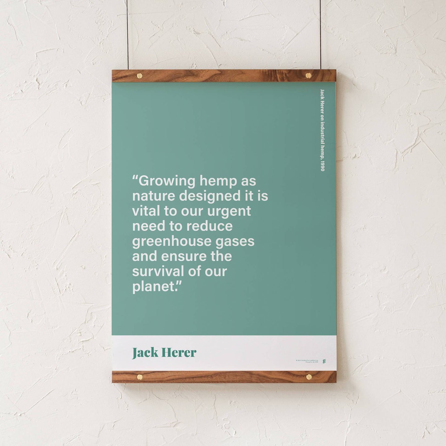 GoldLeaf Jack Herer Quote Print Best Sales Price - Art Prints