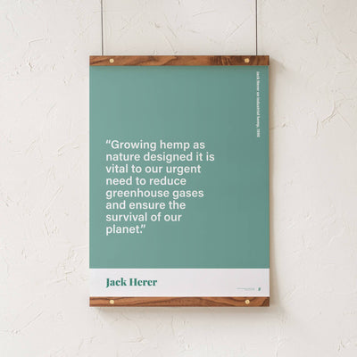 GoldLeaf Jack Herer Quote Print Best Sales Price - Art Prints