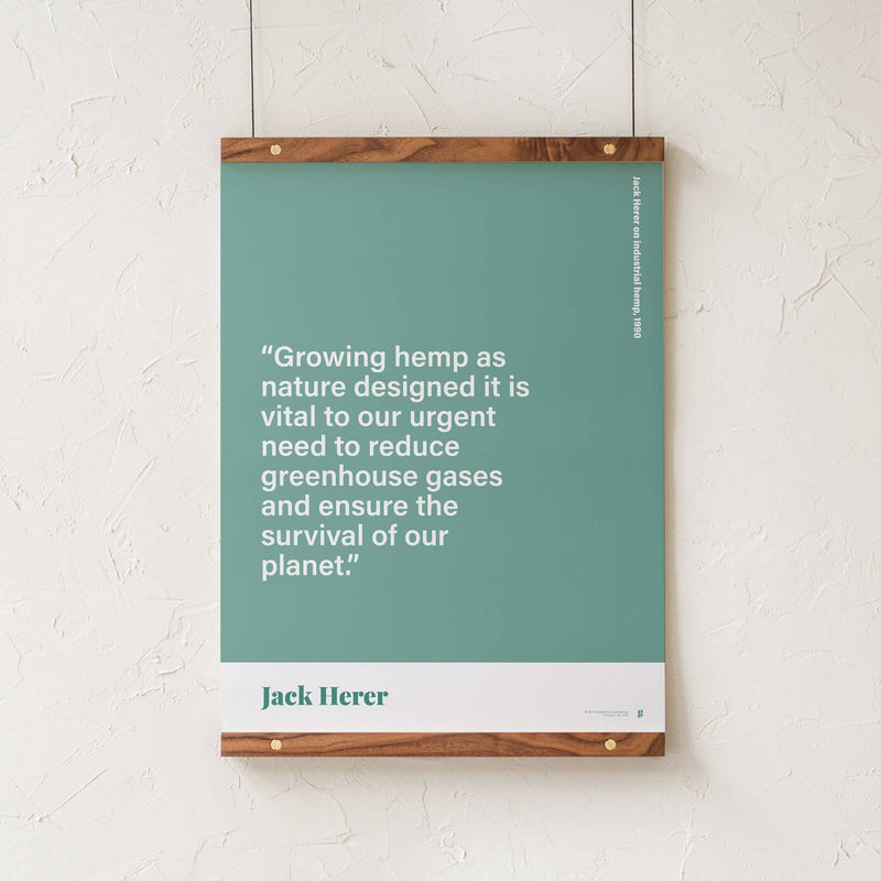 GoldLeaf Jack Herer Quote Print Best Sales Price - Art Prints