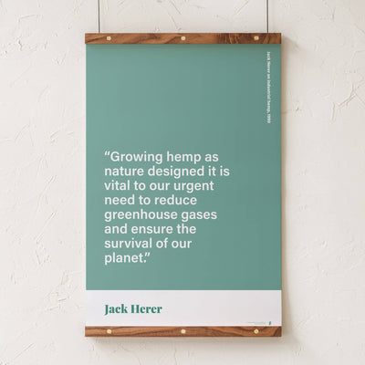 GoldLeaf Jack Herer Quote Print Best Sales Price - Art Prints