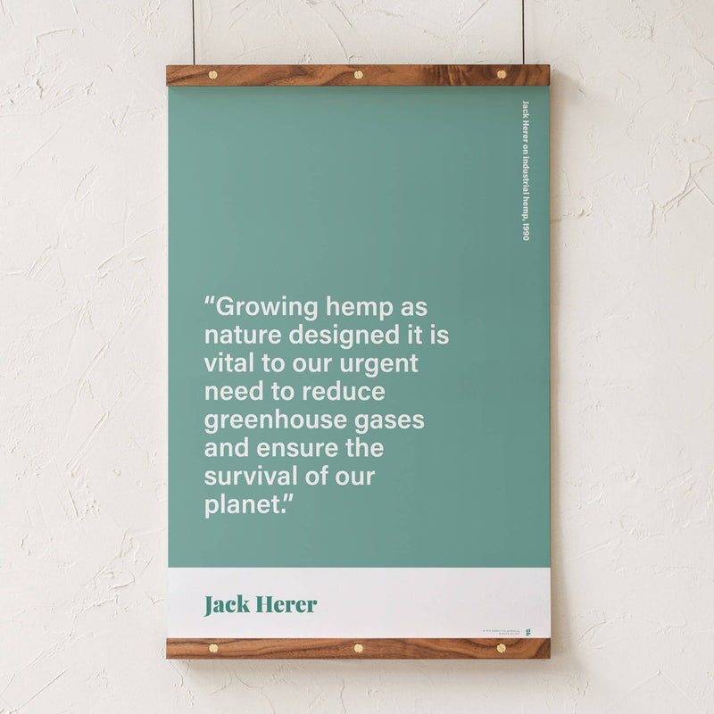 GoldLeaf Jack Herer Quote Print Best Sales Price - Art Prints