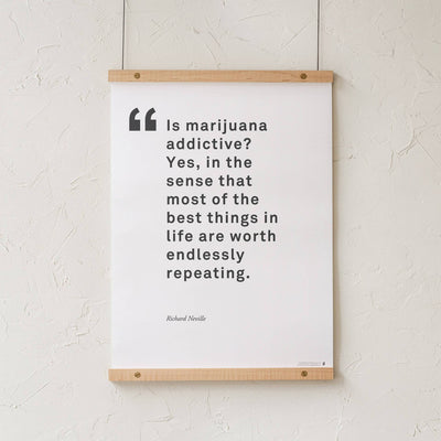 GoldLeaf Richard Neville Quote Art Print Best Sales Price - Art Prints