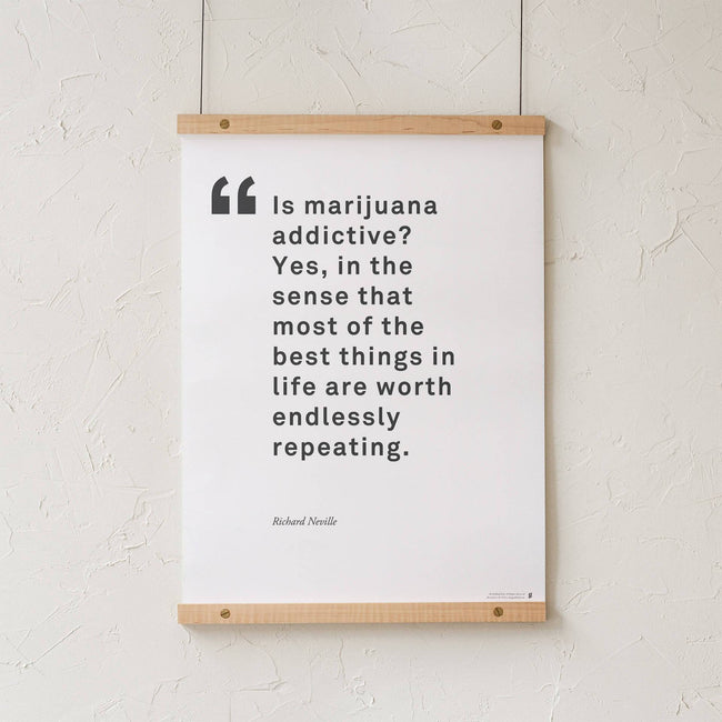 GoldLeaf Richard Neville Quote Art Print Best Sales Price - Art Prints