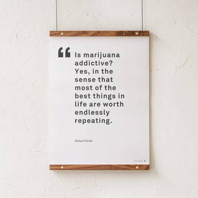 GoldLeaf Richard Neville Quote Art Print Best Sales Price - Art Prints