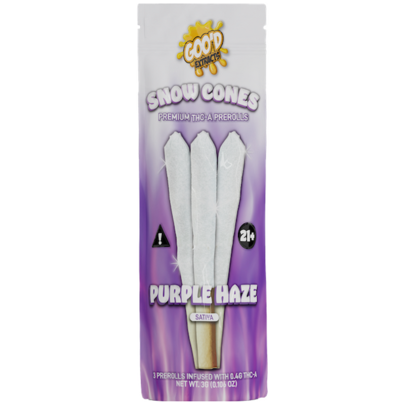 Goo’d Extracts THC-A Snow Cones 3G | 3ct Best Sales Price - Pre-Rolls