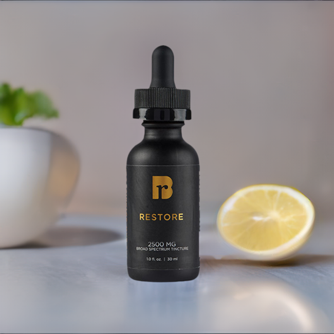 RESTORE & Recover Immunity Boost | CBD, CBG, Cordyceps, Turkey Tail, Vitamin D Tincture