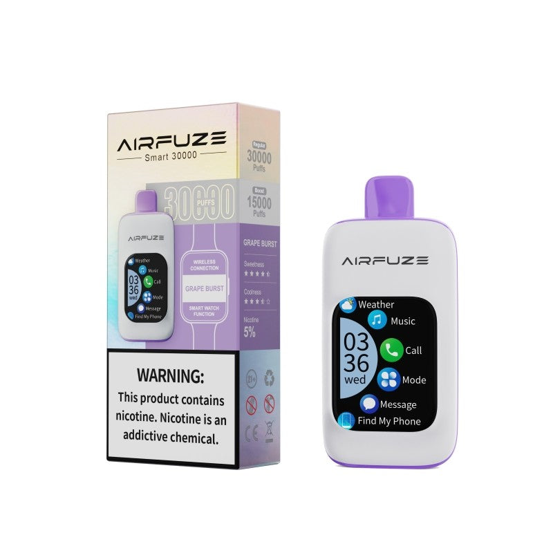 Airfuze 30K Disposable Vape(5%, 20ml)