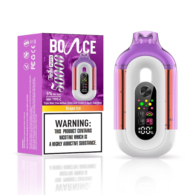 Bounce Turbo 50K Disposable Vape 25W 5%