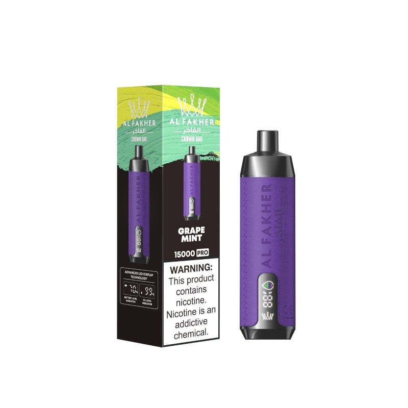 AL Fakher Crown Bar 15K Pro Disposable Vape 18ml (15000 Puffs)