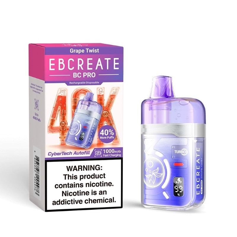 EBCREATE BC Pro 40K Disposable Vape 5% (40000 Puffs)