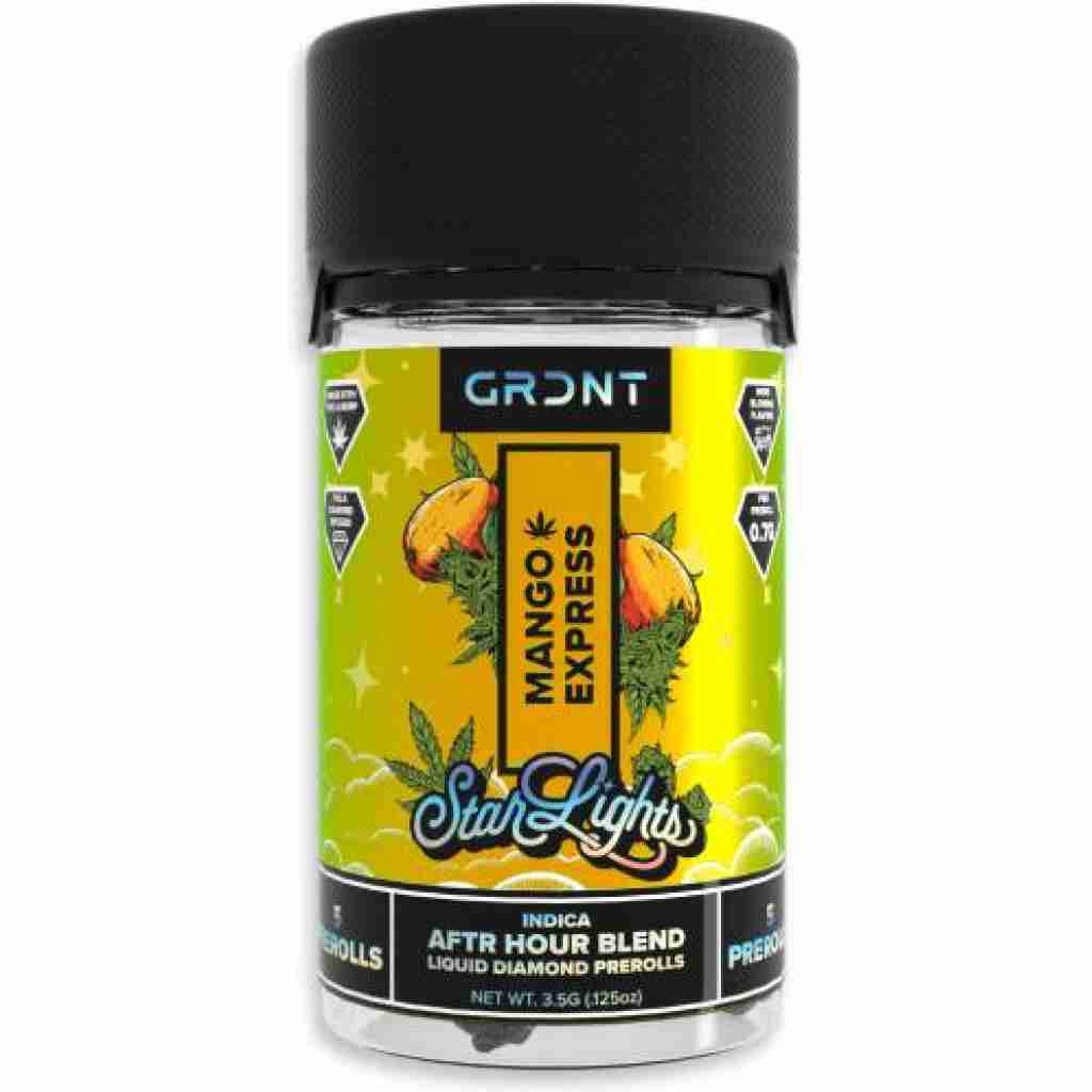GRDNT Starlights THCa Liquid Diamonds 5pc Pre-Rolls 3.5g