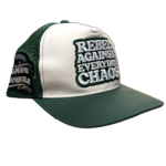 Tillmans Tranquils Green & Tan Trucker Hat – "Rebel Against Everyday Chaos"