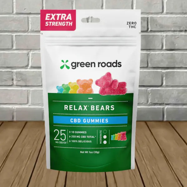 Green Roads Extra Strength Relax Bears CBD Gummies 250mg