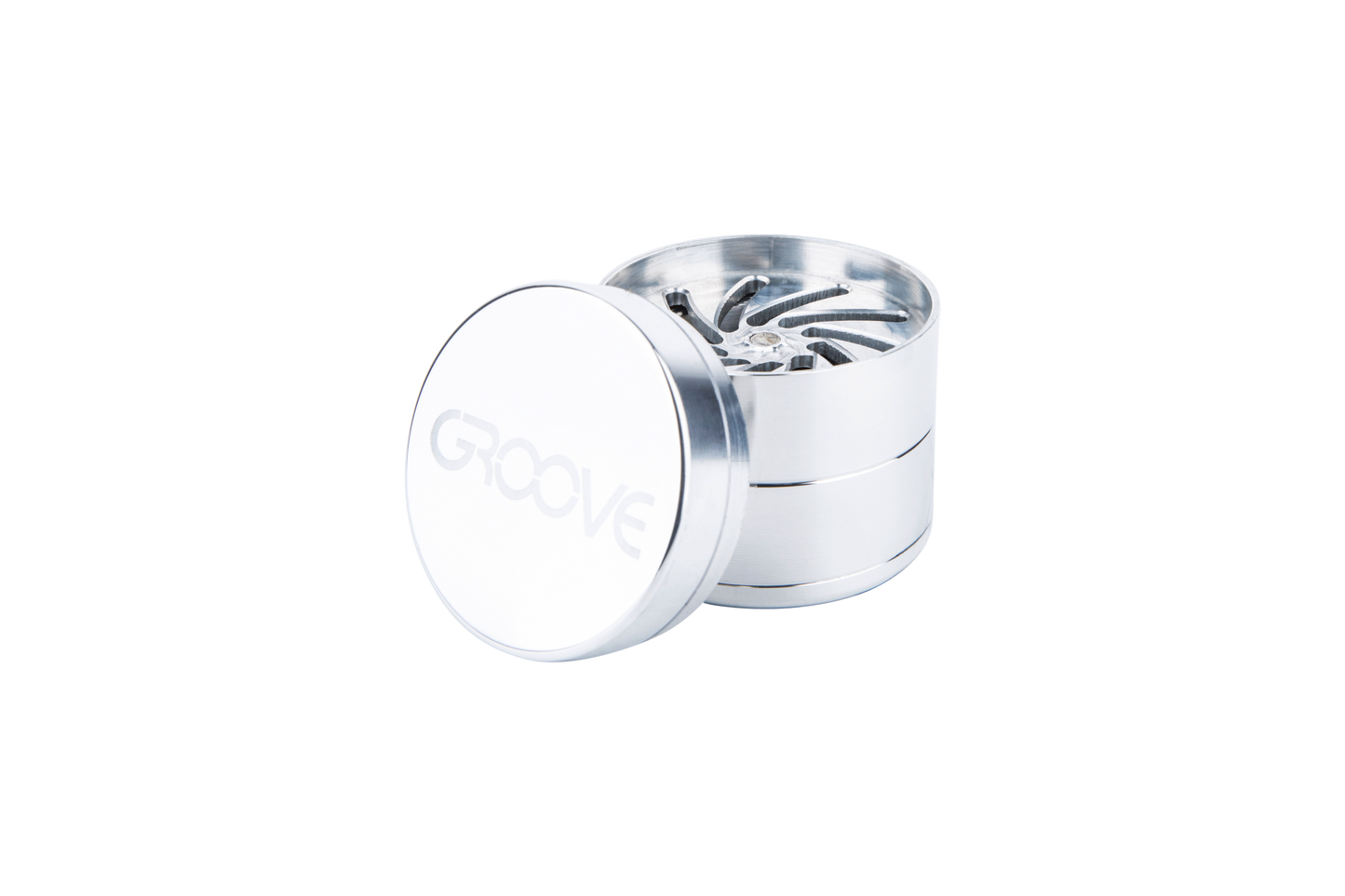 Aerospaced Groove 4-Piece Aluminum Grinders