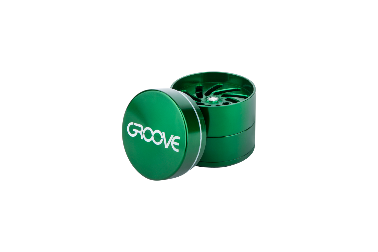 Aerospaced Groove 4-Piece Aluminum Grinders