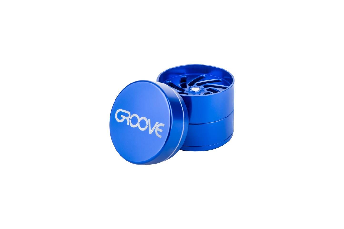 Aerospaced Groove 4-Piece Aluminum Grinders