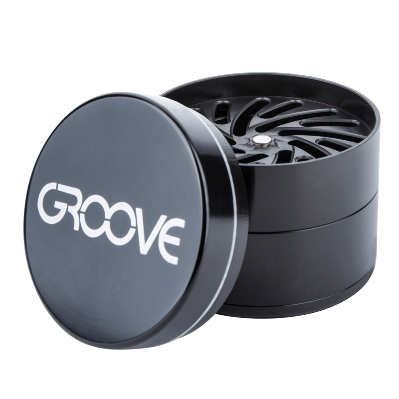 Aerospaced Groove 4-Piece Aluminum Grinders