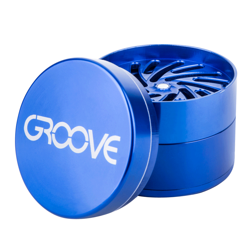 Aerospaced Groove 4-Piece Aluminum Grinders