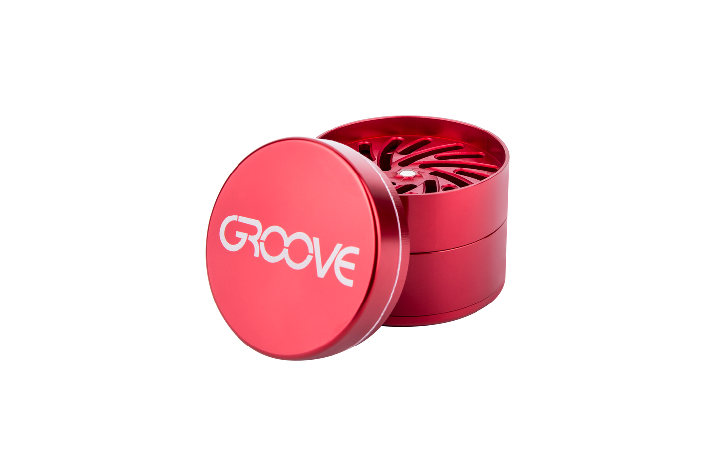 Aerospaced Groove 4-Piece Aluminum Grinders