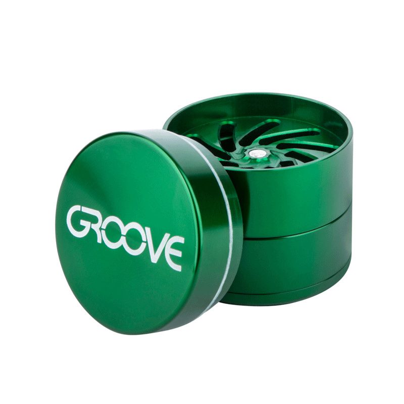 Aerospaced Groove 4-Piece Aluminum Grinders