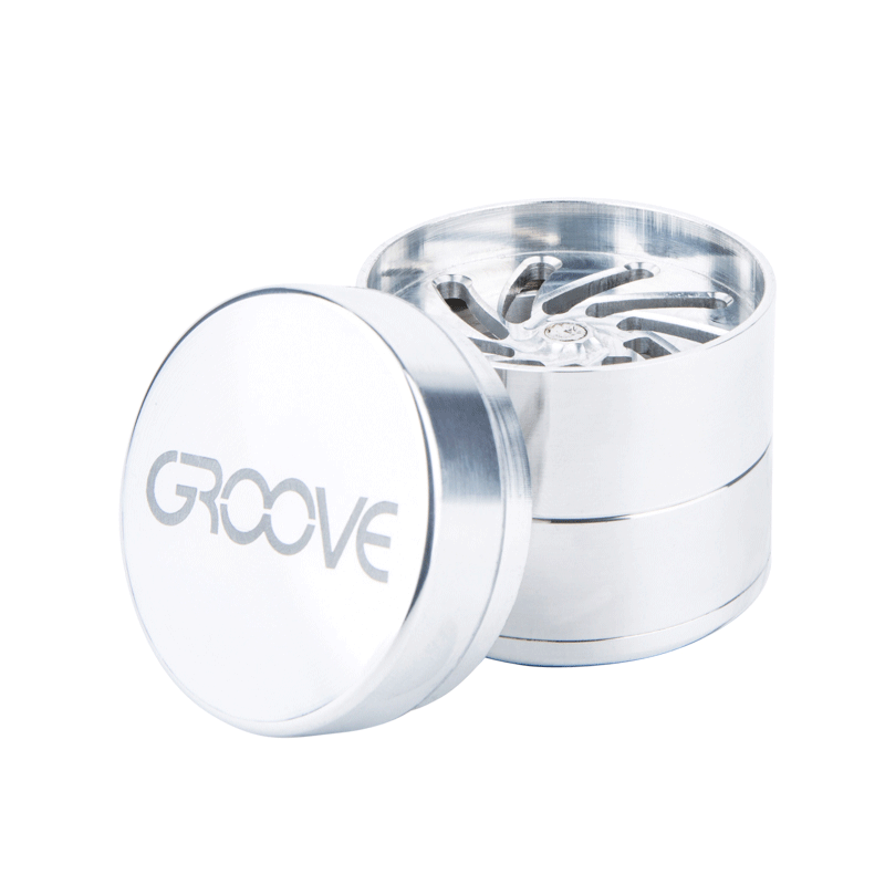 Aerospaced Groove 4-Piece Aluminum Grinders