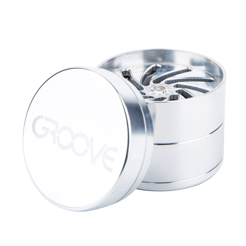 Aerospaced Groove 4-Piece Aluminum Grinders