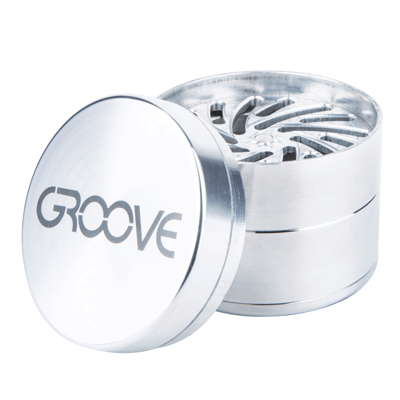 Aerospaced Groove 4-Piece Aluminum Grinders