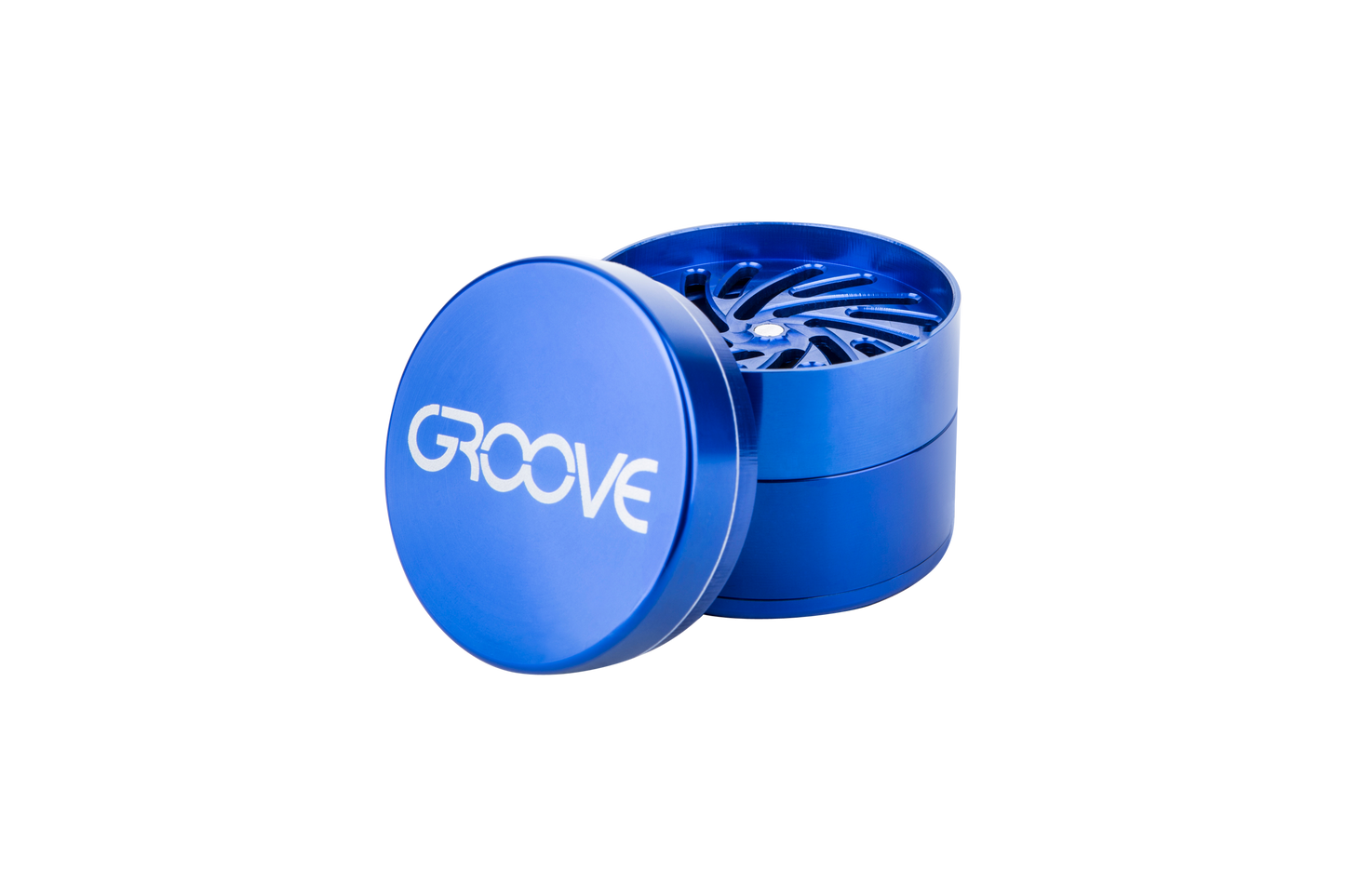 Aerospaced Groove 4-Piece Aluminum Grinders