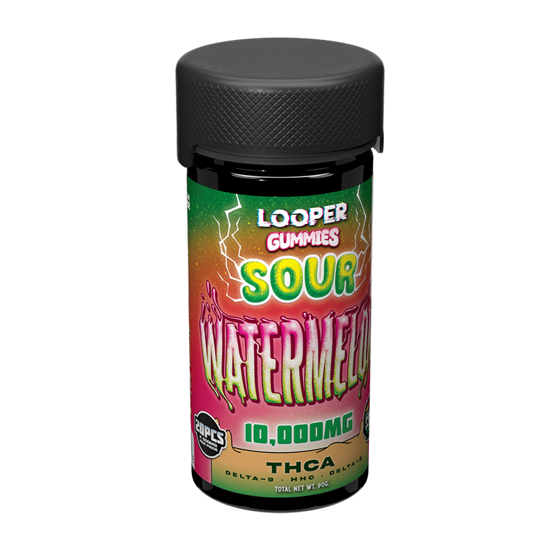 Looper Vape THC-A Gummies: Sour Watermelon