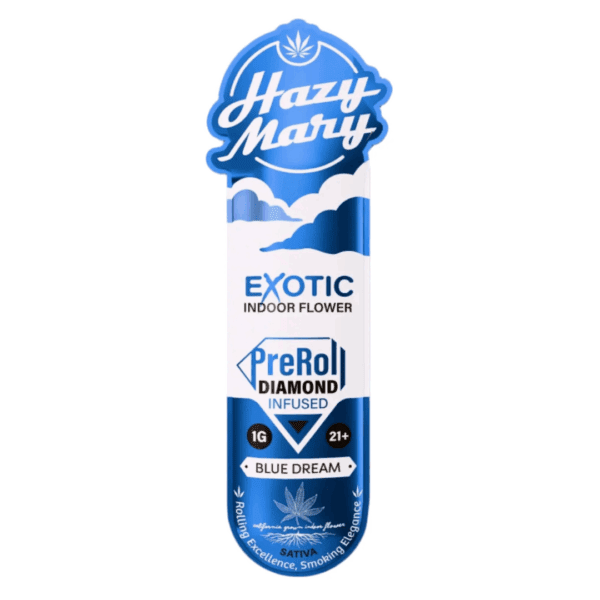 Hazy Mary Exotic Indoor Diamond Infused PreRolls Best Sales Price - Pre Rolls