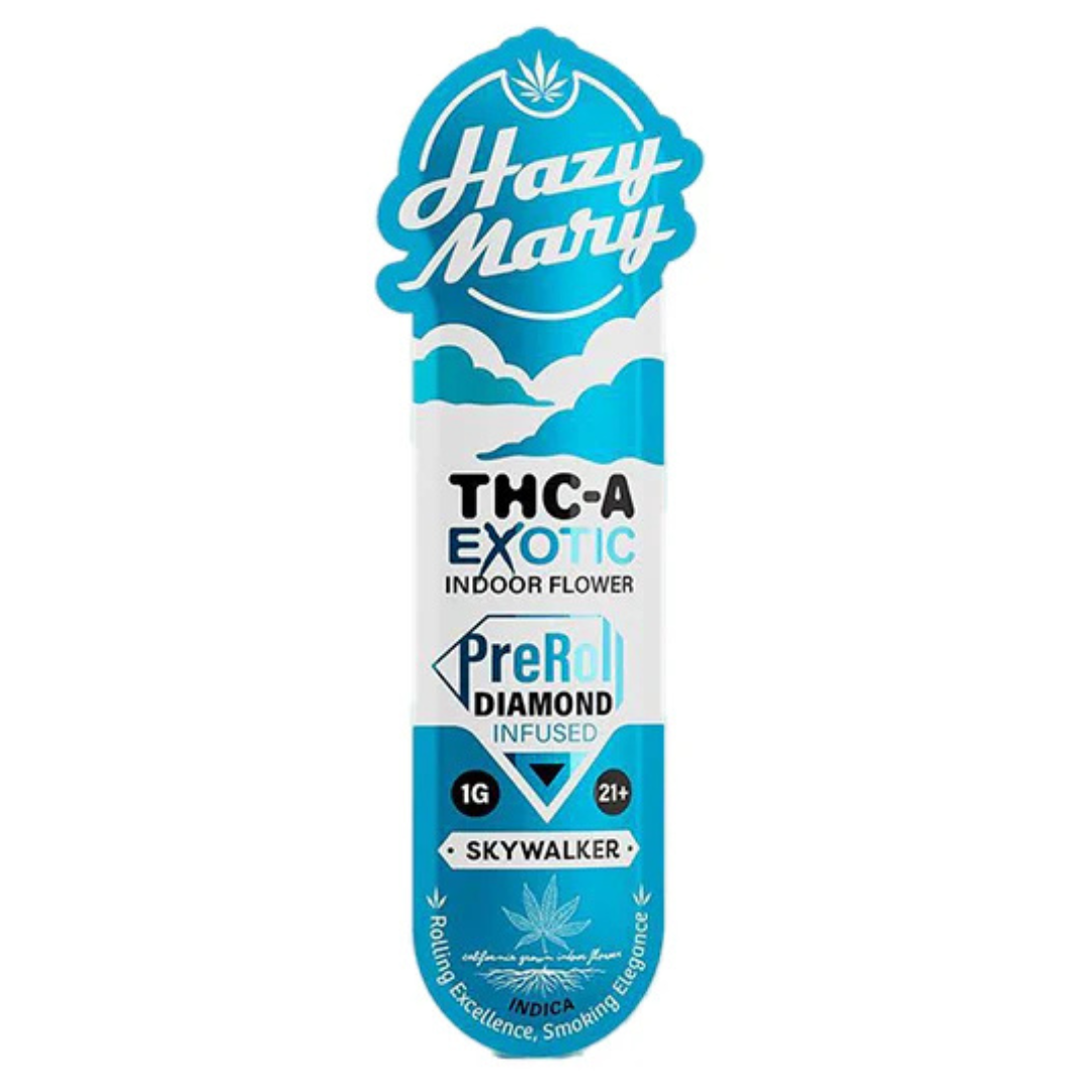 Hazy Mary Exotic Indoor Diamond Infused PreRolls Best Sales Price - Pre Rolls
