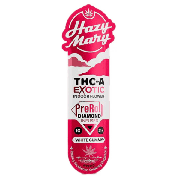 Hazy Mary Exotic Indoor Diamond Infused PreRolls Best Sales Price - Pre Rolls