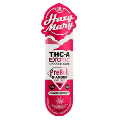 Hazy Mary Exotic Indoor Diamond Infused PreRolls Best Sales Price - Pre Rolls