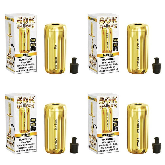 Heybar E-Hookah 50K Disposable Vape 0.5% (50000 Puffs)