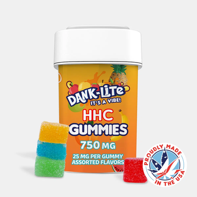 Dank Lite | Assorted HHC Gummies - 750mg Best Sales Price - Gummies