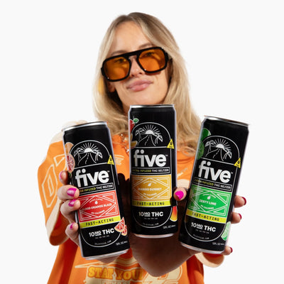 Five CBD high dose gummy & drink bundle Best Sales Price - Bundles