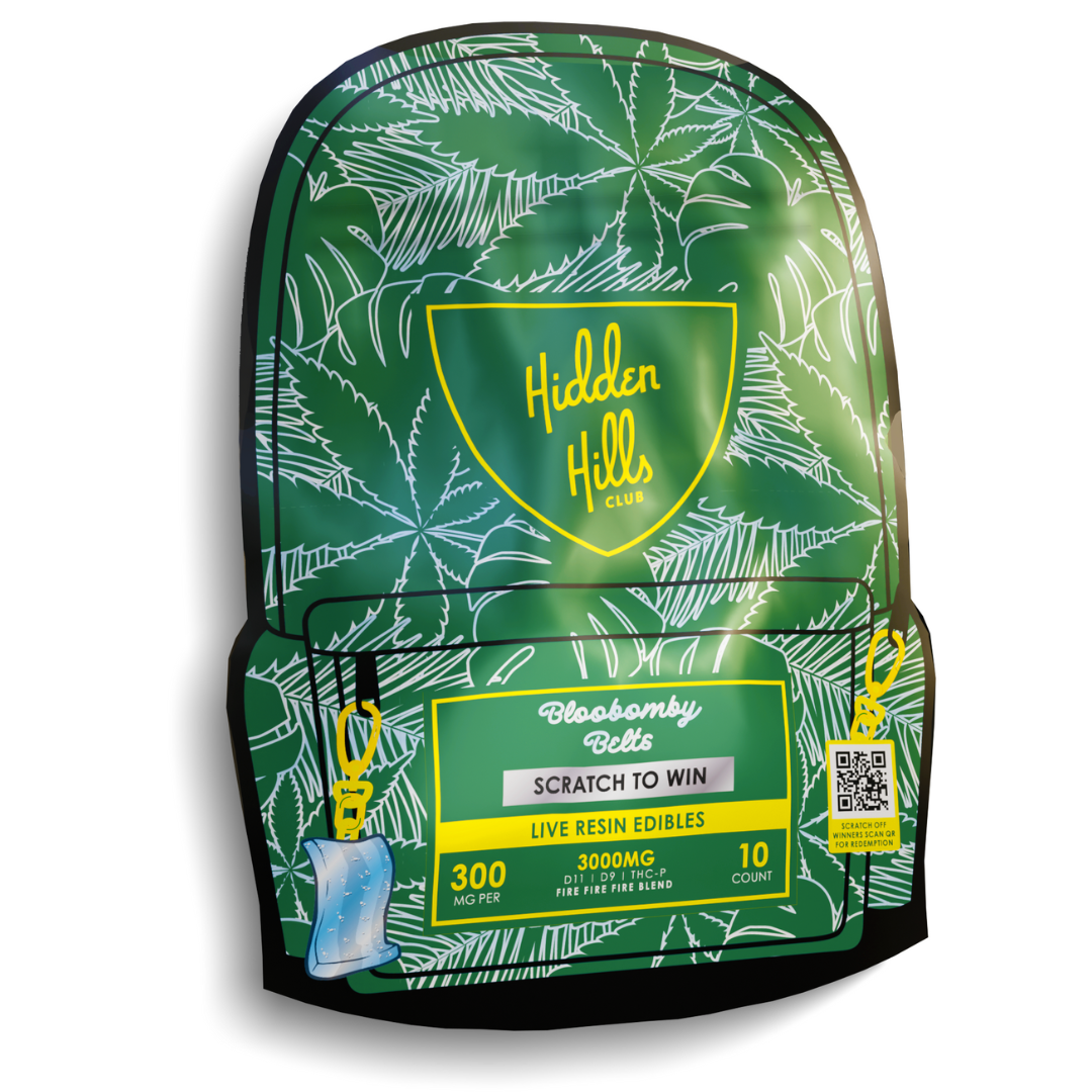 Hidden Hills Live Resin Belts 3000mg