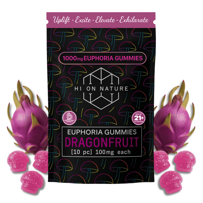 Hi On Nature Magic Mushroom Euphoria Gummies